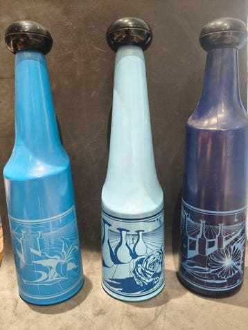 Salvador Dalí (after) - Fles (3) - Glas, Antiek en Kunst