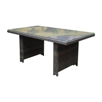 San Marino hoek dining loungeset rechts verstelbaar 3-delig, Tuin en Terras, Ophalen of Verzenden, Nieuw, Wicker