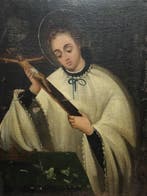 Scuola Italiana (XlX) - SantAntonio, Antiek en Kunst