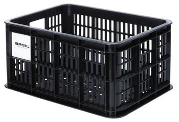 Fietskrat Basil Crate Small 17,5 Liter - Zwart, Verzenden, Nieuw