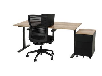Bureau TUBE zwart eiken 120x80, Ophalen of Verzenden, Nieuw in verpakking