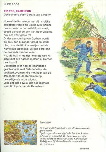 Tip top, Kameleon! / Kameleonboeken 9789020665390 H. de Roos, Verzenden, Zo goed als nieuw, H. de Roos