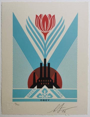 Shepard Fairey (OBEY) (1970) - Green Power Factory