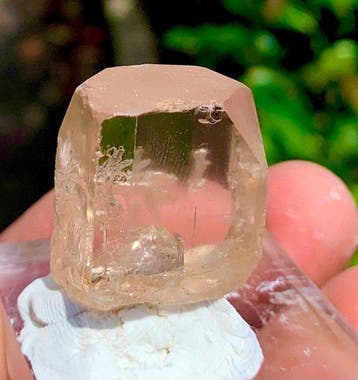 Topaas Kristal - Hoogte: 24 mm - Breedte: 18 mm - 21 g - (1)