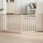 vidaXL Hondenhek inklapbaar 2 panelen 160 cm massief, Verzenden, Nieuw