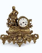 Pendule - Zinklegering, Messing - 1850-1900