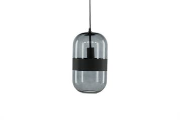 Hanglamp - Babette - Zwart - Glas - Jörn, Verzenden, Nieuw
