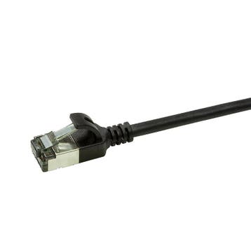 CAT6a U/FTP Ultraflex, 100% koper, zwart, 2M, Ophalen of Verzenden, Nieuw