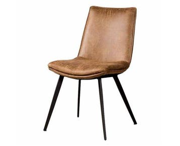 Tower Living Pamplona Stoel - fabric Cognac, Ophalen of Verzenden, Nieuw