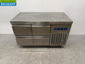 RVS Rubbens Koelwerkbank 4 Laden 132 cm 230V Horeca, Zakelijke goederen, Horeca | Keukenapparatuur, Ophalen of Verzenden, Gebruikt