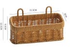 Handgevlochten Wandmand | Decoratieve Opbergmand en Hangmand, Verzenden, Nieuw