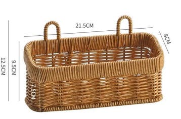 Handgevlochten Wandmand | Decoratieve Opbergmand en Hangmand, Verzenden, Nieuw