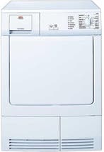Aeg T55400 Condensdroger 5kg, Ophalen of Verzenden, Zo goed als nieuw, Voorlader, 85 tot 90 cm