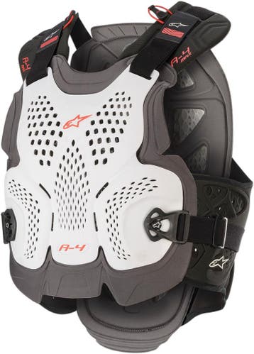 Alpinestars A-4 Max Bodyprotector Wit / Antraciet / Rood maa, Ophalen of Verzenden, Nieuw