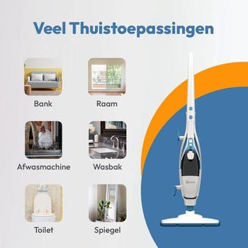 2dekans | BOLLIT 16 in 1 Stoomreiniger 1500W -, Ophalen of Verzenden, Gebruikt
