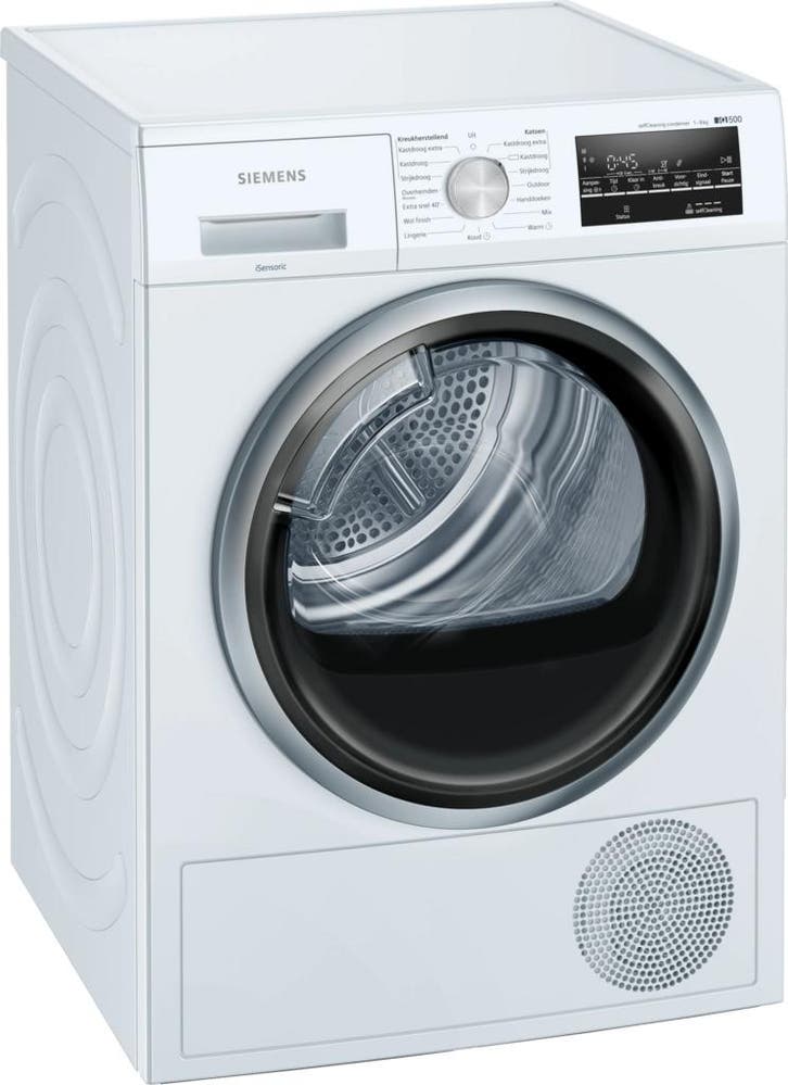 Siemens WT45W475NL - Warmtepompdroger - 8 kg - SelfCleaning, Witgoed en Apparatuur, Wasdrogers, Voorlader, 85 tot 90 cm, Ophalen of Verzenden