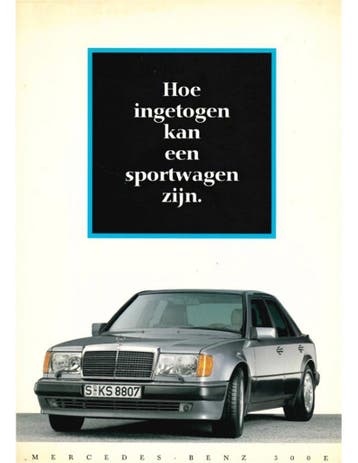 1991 MERCEDES BENZ 500E BROCHURE NEDERLANDS, Nieuw, Author