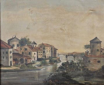 Escuela Impresionista Europea (XIX) - Paisaje de RIo