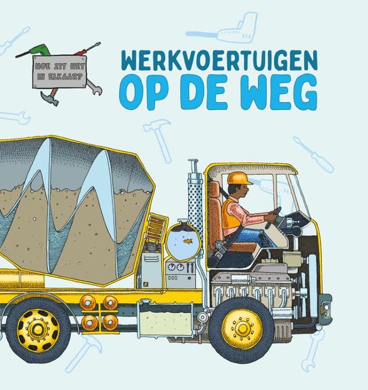 Werkvoertuigen op de weg / Hoe zit het in elkaar? David West, Boeken, Kinderboeken | Jeugd | 10 tot 12 jaar, Zo goed als nieuw