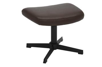 Kruk VOGUE 45 cm, draaibaar, kunstleer, bruin, met zwart, Ophalen of Verzenden, Nieuw