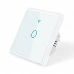 Smart WiFi Touch Lichtschakelaar Wit | 1-knop | Geen Nuldraa, Ophalen of Verzenden, Nieuw