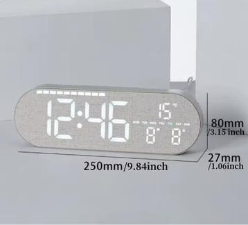 LED Digitale Wandklok met Alarm en Temperatuur Displays, Huis en Inrichting, Verzenden, Nieuw