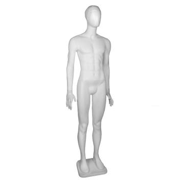 Plastic collection Etalagepop heer wit faceless OZ1610-01 EX