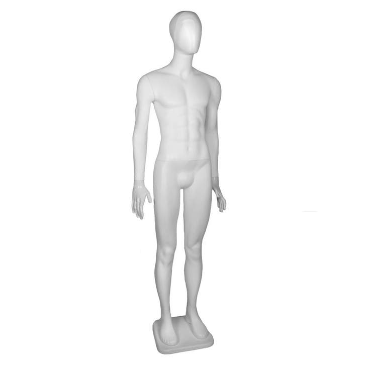 Plastic collection Etalagepop heer wit faceless OZ1610-01 EX, Zakelijke goederen, Kantoor en Winkelinrichting | Winkel en Inventaris