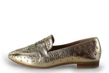 DSTRCT Instappers in maat 38 Goud, Kleding | Dames, Schoenen, Overige kleuren, Verzenden, Instappers, DSTRCT