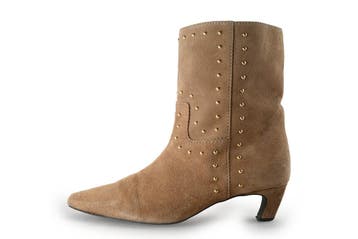 Sacha Enkellaarzen in maat 42 Beige, Kleding | Dames, Schoenen, Verzenden, Beige, Lage of Enkellaarzen, Zo goed als nieuw
