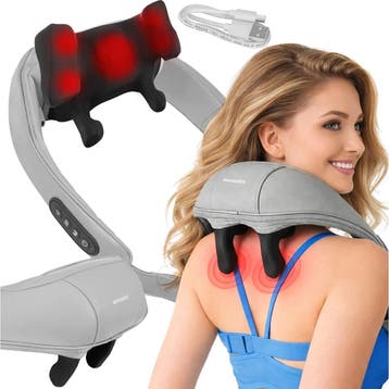 Ruhhy Shiatsu nekmassager 22,2 W met warmtefunctie, 3 mas..., Ophalen of Verzenden, Nieuw