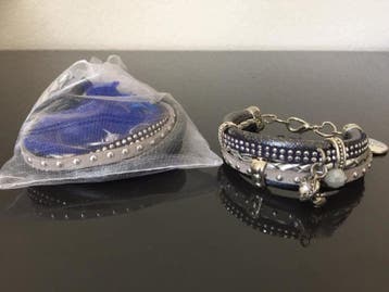 Workshoppakket DIY armband Blue Heart (Sieradenonderdelen), Ophalen of Verzenden, Nieuw, Overige typen