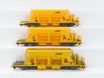 Bemo H0m - 2287 127 - Modeltrein goederenwagon (3) - 3x, Nieuw