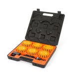 MegaFlare - 6 units (amber) - zwarte koffer - 12&24/220 volt, Nieuw