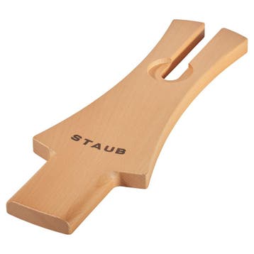 GGM Gastro | STAUB | Dekselhouder hout - 340mm - Beuken |, Verzenden, Nieuw in verpakking, Overige typen