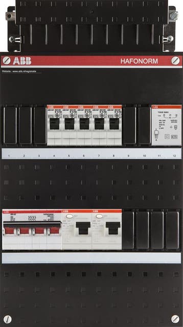 Groepenkast ABB Hafonorm | 5 Groepen 5 x Lichtgroepen +, Ophalen of Verzenden, Nieuw, Groepenkast
