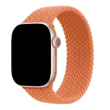 Apple Watch bandje Onyx - gevlochten - solo - nylon, Verzenden, Nieuw