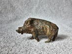 Pierre Chenet (XX-XXI) - sculptuur, Le Sanglier - 4 cm -