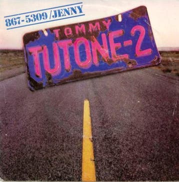 vinyl single 7 inch - Tommy Tutone - 867-5309/Jenny, Verzenden, Zo goed als nieuw, 7 inch, Pop