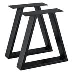 Stalen A /2 tafelpoot set van 2 meubelpoot 40x10x40 cm zwart, Huis en Inrichting, Tafelonderdelen, Verzenden, Nieuw
