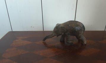 P. Chenet - Beeld, Olifant - 6.5 cm - Brons