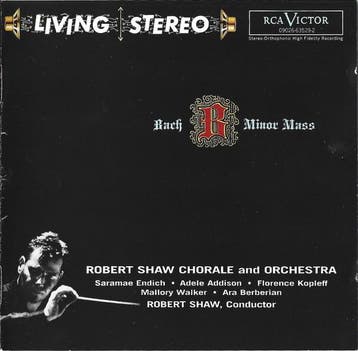 cd - Bach - Robert Shaw Chorale* And Orchestra*, Saramae..., Verzenden, Zo goed als nieuw