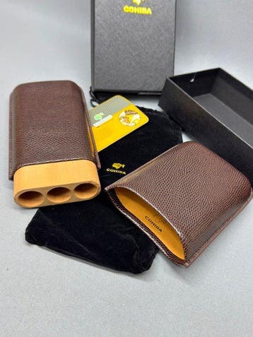 Cohiba - Zonder minimumprijs - Humidor - Leder, Hout -, Nieuw
