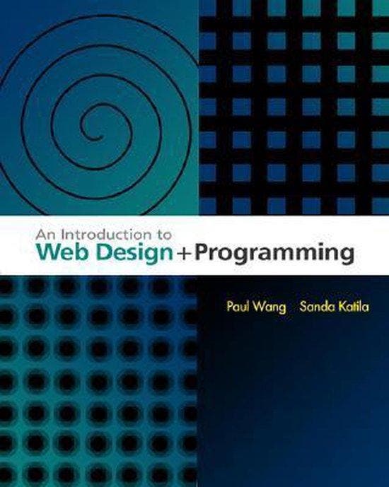 An Introduction to Web Design and Programming - Wang, Boeken, Informatica en Computer, Gelezen, Verzenden