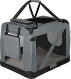 2dekans | Juskys – Lassie Hondentransportbox – 60 x 42 x 44, Dieren en Toebehoren, Ophalen of Verzenden, Zo goed als nieuw