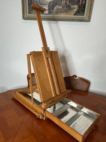 chevalet Jullian 1960 - Schildersezel - Hout - Franse, Antiek en Kunst