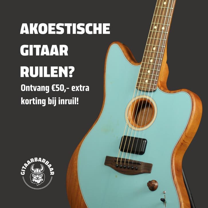 Akoestische gitaar inruilen? Ontvang €50 extra korting!, Muziek en Instrumenten, Snaarinstrumenten | Gitaren | Elektrisch, Zo goed als nieuw
