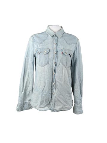 Levi Strauss & Co. Shirt Blouses Dames maat M Lichtblauw, Ophalen of Verzenden, Nieuw