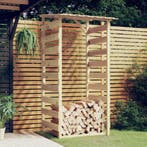 vidaXL Pergola met dak 100x90x200 cm geïmpregneerd, Verzenden, Nieuw