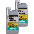 Motorex Aanbieding: 2 X 4-Stroke 15W50 1L, Verzenden